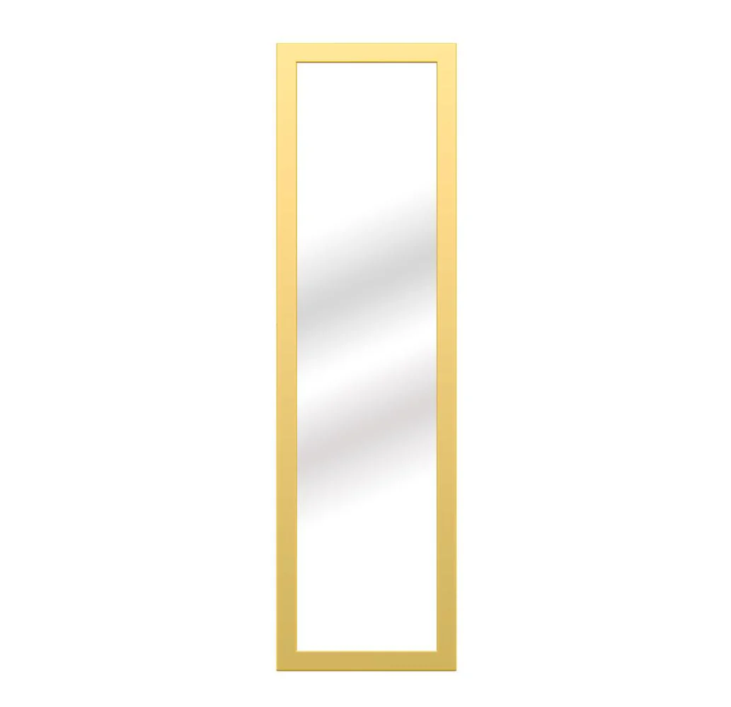Espejo Rectangular Nexa, con Marco de Poliestireno Gold