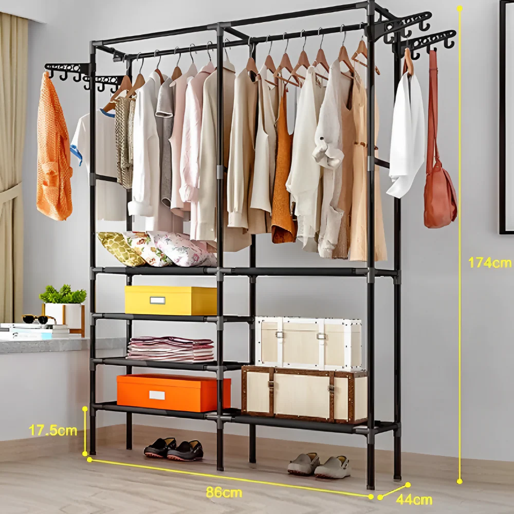 ESTANTE PARA ROPA ORGANIZADOR ZAPATERO Y PERCHERO ALMACENAJE - Image 3