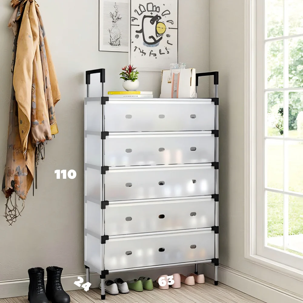 ESTANTE ZAPATERO ORGANIZADOR 6 NIVELES DOBLE COLOR RACK - Image 3