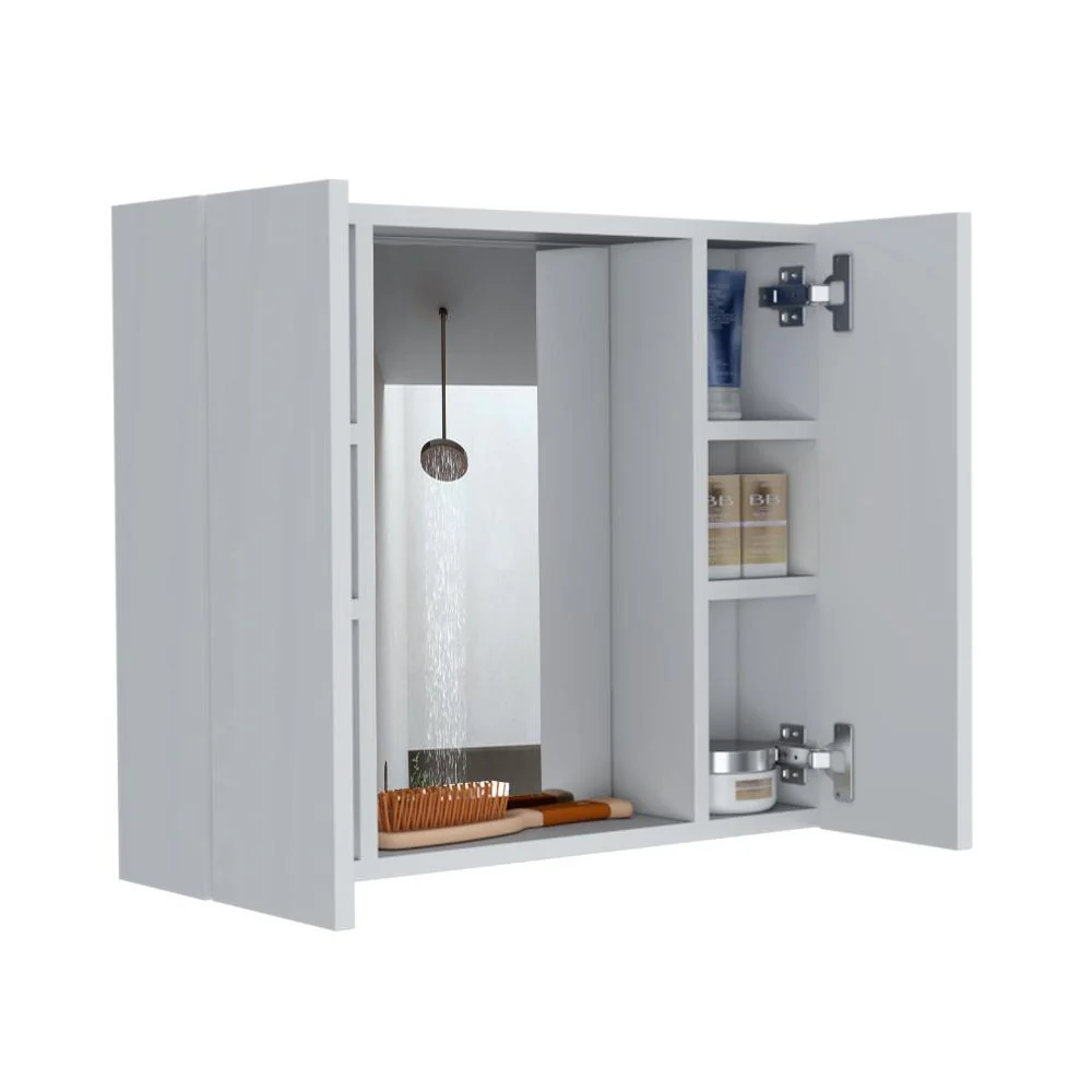 ESTANTERÍA DE BAÑO KOVA, BLANCO, CON CUATRO ENTREPAÑOS ZF
