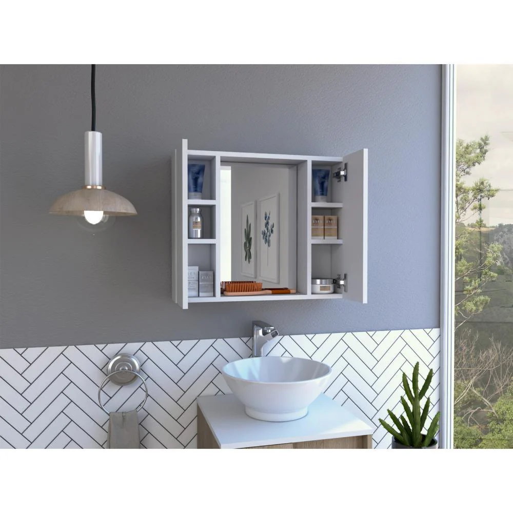ESTANTERÍA DE BAÑO KOVA, BLANCO, CON CUATRO ENTREPAÑOS ZF - Image 4