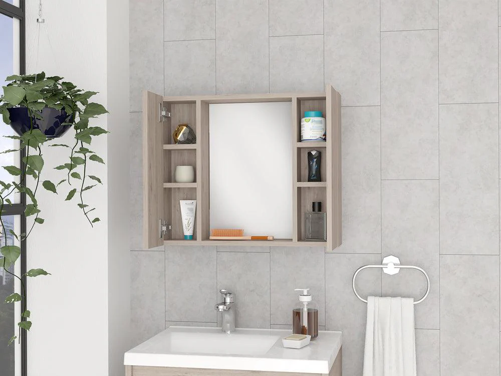 ESTANTERÍA DE BAÑO KOVA, HUMO, CON CUATRO ENTREPAÑOS - Image 6