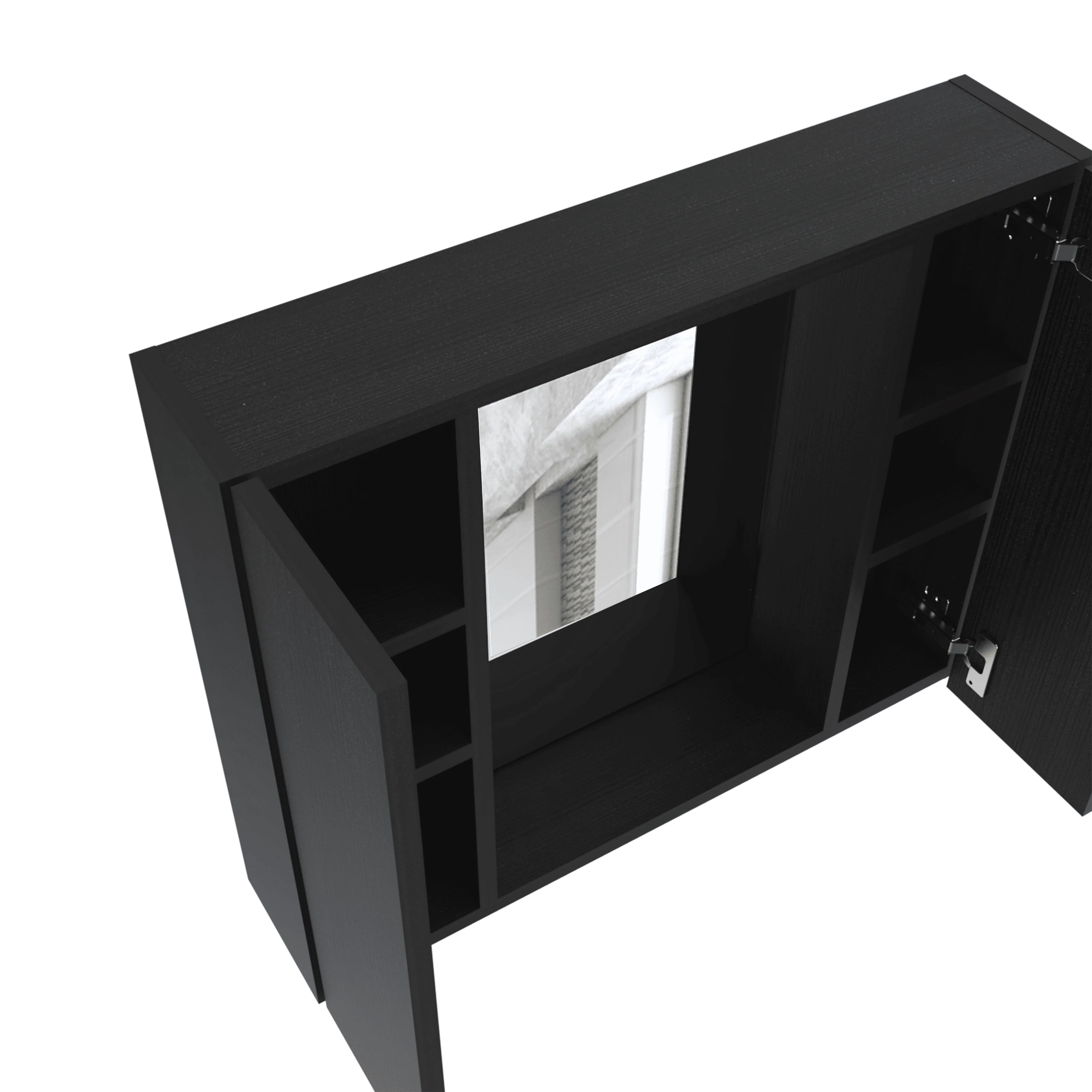 ESTANTERÍA DE BAÑO KOVA, WENGUE, CON CUATRO ENTREPAÑOS ZF - Image 6