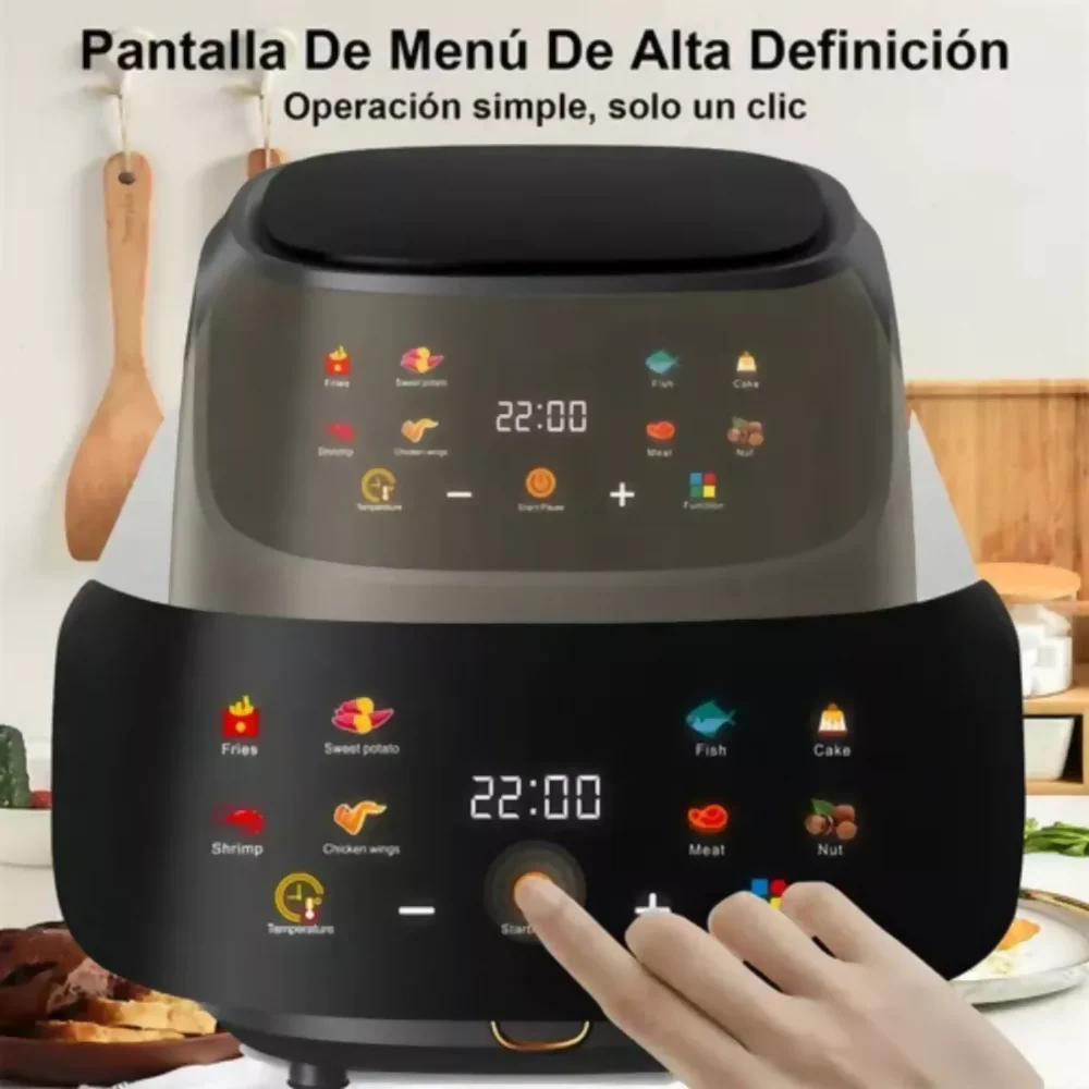 FREIDORA OLLA AIRE CALIENTE SIN ACEITE AIR FRYER 10 LITROS - Image 2