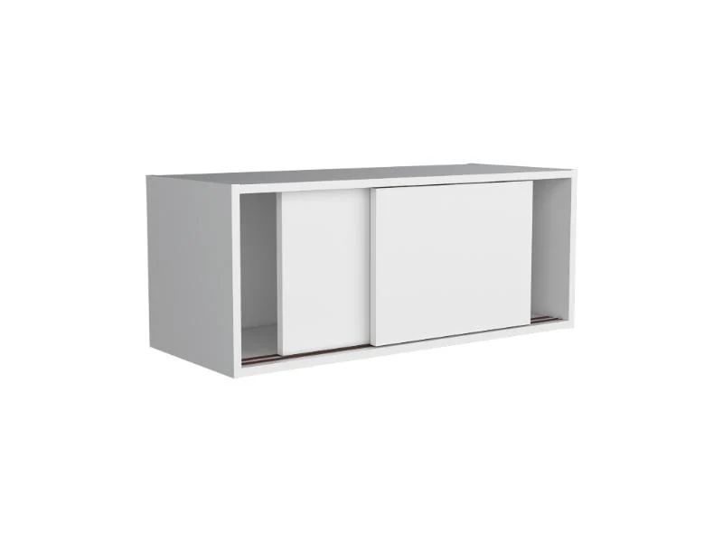 GABINETE AUXILIAR TANIX, BLANCO DUQUEZA, CON PUERTAS CORREDIZAS ZF