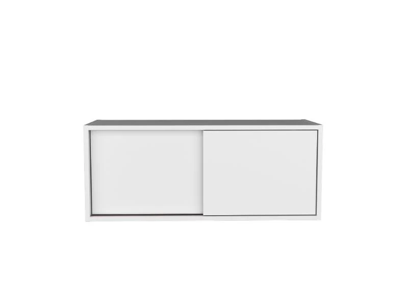 GABINETE AUXILIAR TANIX, BLANCO DUQUEZA, CON PUERTAS CORREDIZAS ZF - Image 3