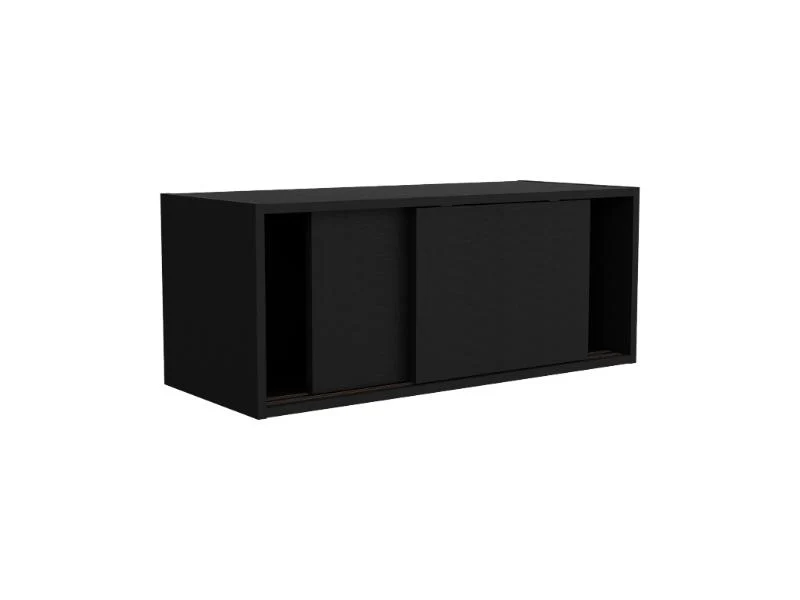 GABINETE AUXILIAR TANIX, WENGUE, CON PUERTAS CORREDIZAS ZF