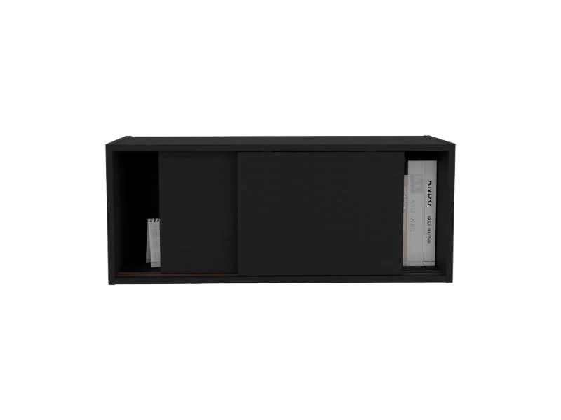 GABINETE AUXILIAR TANIX, WENGUE, CON PUERTAS CORREDIZAS ZF - Image 5