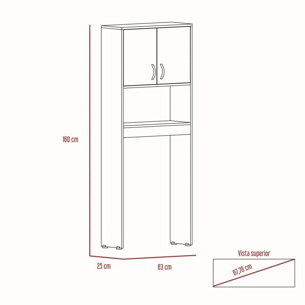GABINETE DE BAÑO APOLIS, BLANCO, IDEAL PARA AHORRAR ESPACIO - Image 13