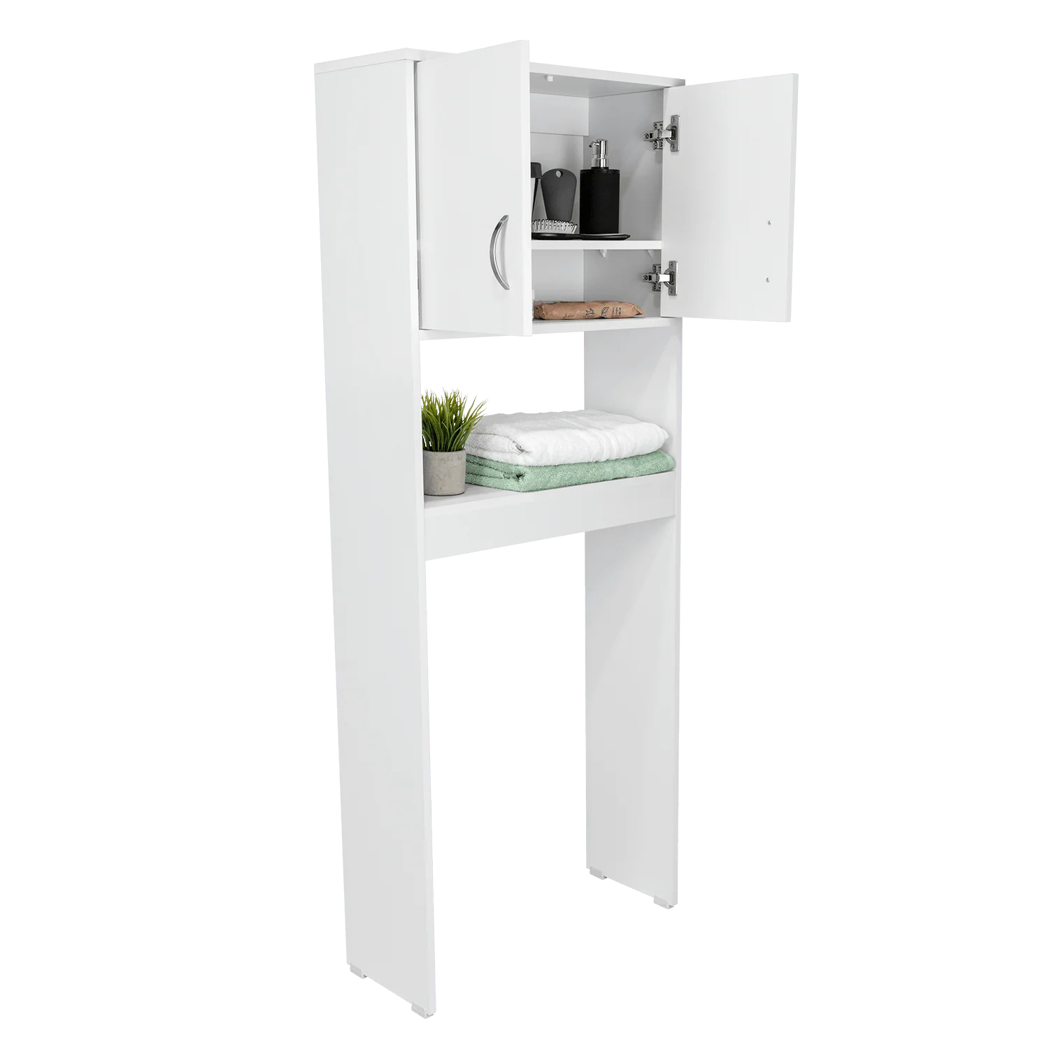 GABINETE DE BAÑO APOLIS, BLANCO, IDEAL PARA AHORRAR ESPACIO - Image 3
