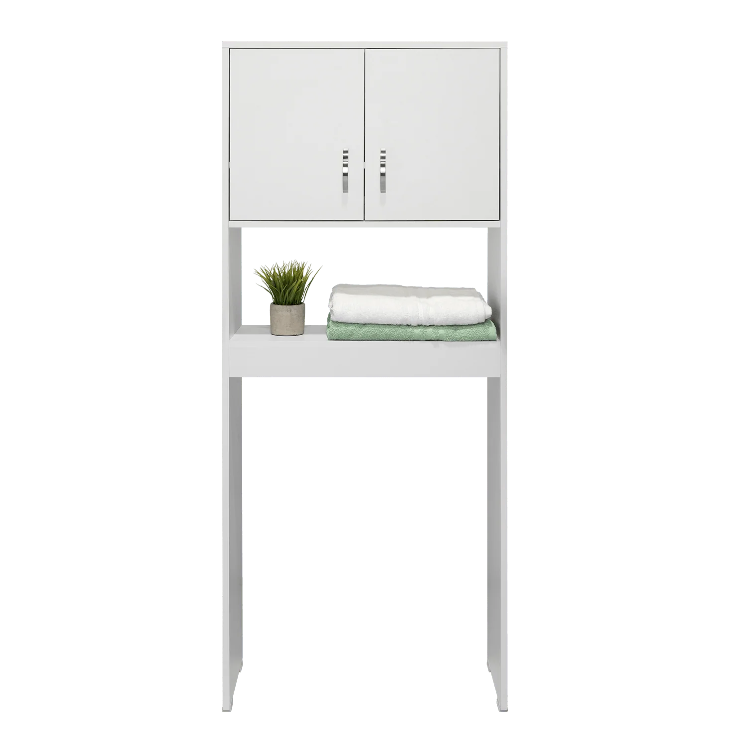 GABINETE DE BAÑO APOLIS, BLANCO, IDEAL PARA AHORRAR ESPACIO - Image 4