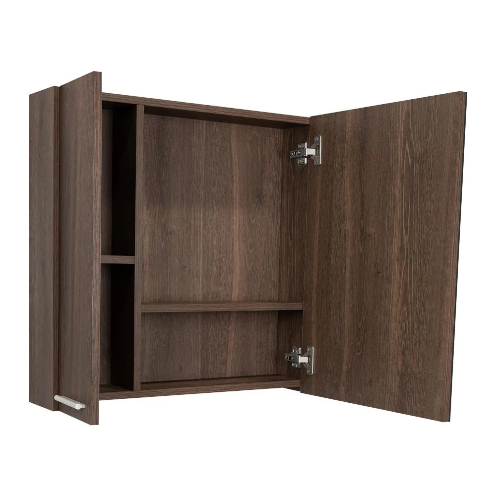 GABINETE DE BAÑO APOLIS, CHOCOLATE, CON PUERTA ESPEJO Y DOS ENTREPAÑOS PARA UBICAR MÚLTIPLES OBJETOS - Image 7