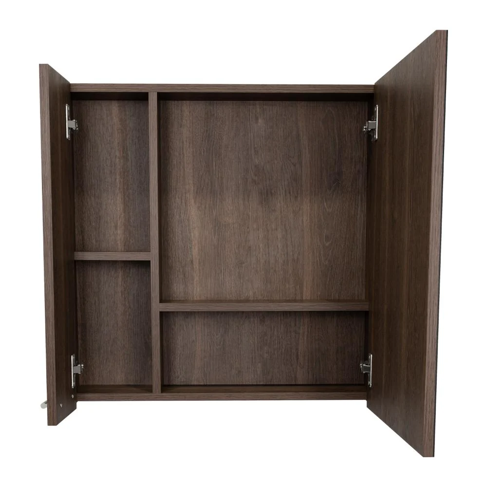GABINETE DE BAÑO APOLIS, CHOCOLATE, CON PUERTA ESPEJO Y DOS ENTREPAÑOS PARA UBICAR MÚLTIPLES OBJETOS - Image 8