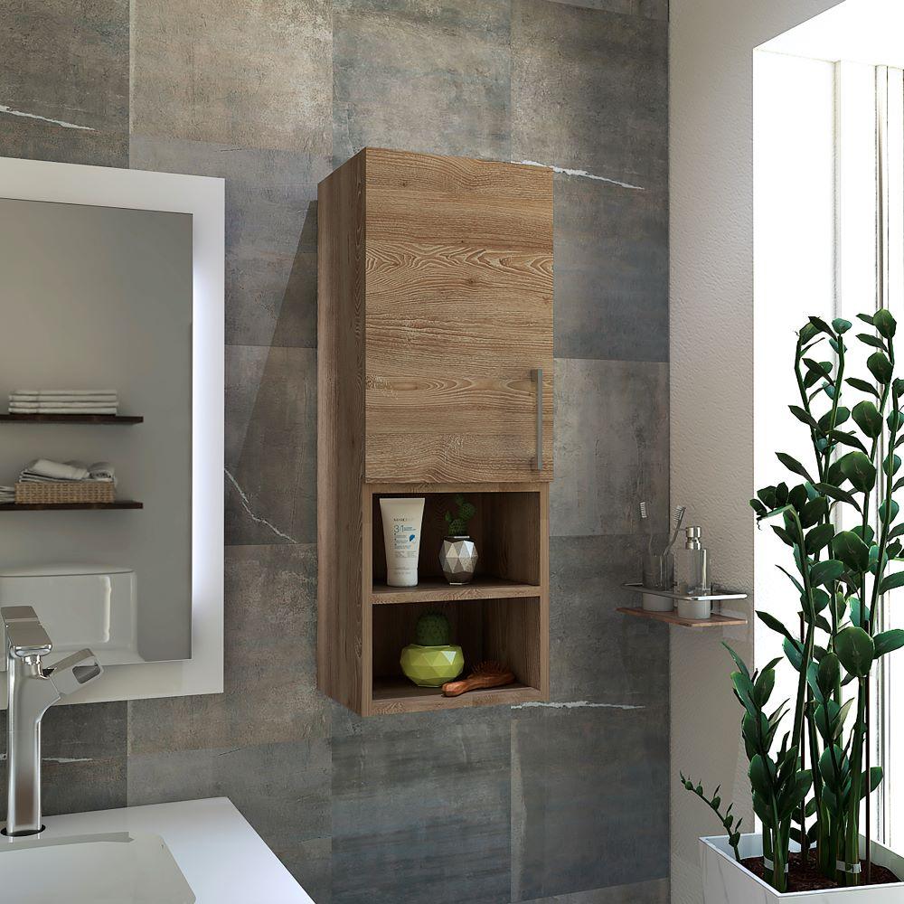 GABINETE DE BAÑO APOLIS, MIEL, CON ESPACIO PARA GUARDAR OBJETOS DE ASEO PERSONAL - Image 5
