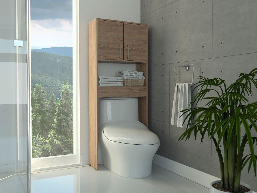 GABINETE DE BAÑO APOLIS, MIEL, IDEAL PARA AHORRAR ESPACIO
