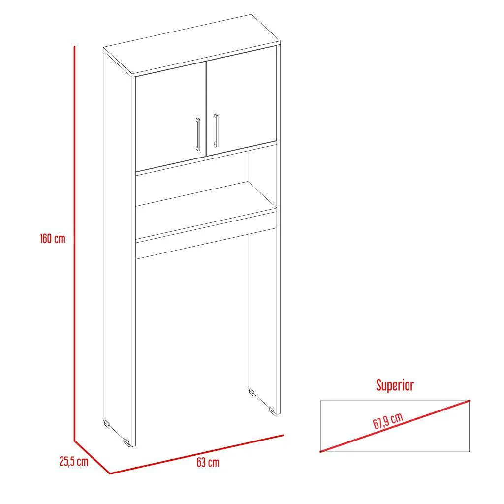GABINETE DE BAÑO APOLIS, MIEL, IDEAL PARA AHORRAR ESPACIO - Image 14