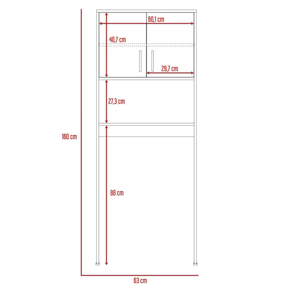 GABINETE DE BAÑO APOLIS, MIEL, IDEAL PARA AHORRAR ESPACIO - Image 15