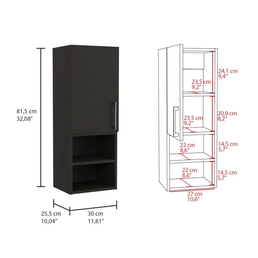 GABINETE DE BAÑO APOLIS, WENGUE, CON ESPACIO PARA GUARDAR OBJETOS DE ASEO PERSONAL X2 - Image 8