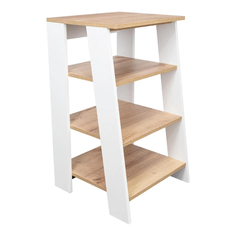 GABINETE DE BAÑO AQUA 3 PEQUEÑO, BLANCO VAINILLA Y CAFÉ CLARO, CON VARIEDAD DE ENTREPAÑOS - Image 4