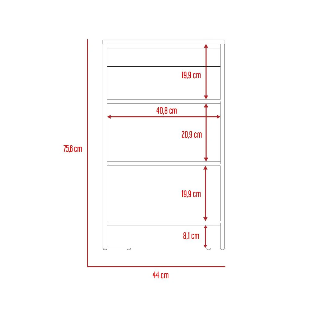 GABINETE DE BAÑO AQUA 3 PEQUEÑO, BLANCO VAINILLA Y CAFÉ CLARO, CON VARIEDAD DE ENTREPAÑOS - Image 9