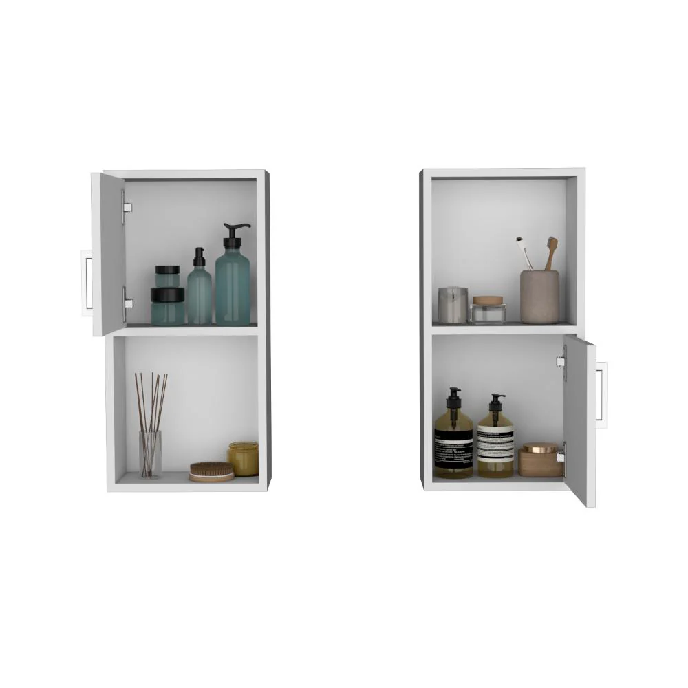 GABINETE DE BAÑO AQUA 4, BLANCO, CON PUERTA ABATIBLE X2 ZF - Image 2