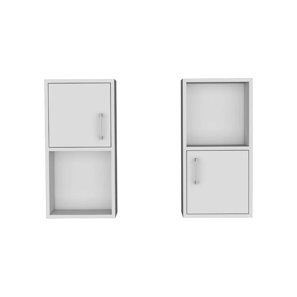GABINETE DE BAÑO AQUA 4, BLANCO, CON PUERTA ABATIBLE X2 ZF - Image 6