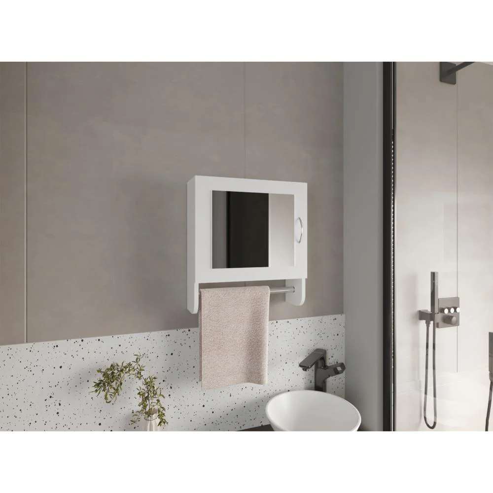GABINETE DE BAÑO AQUA, BLANCO DUQUEZA, INCLUYE ESPEJO ZF