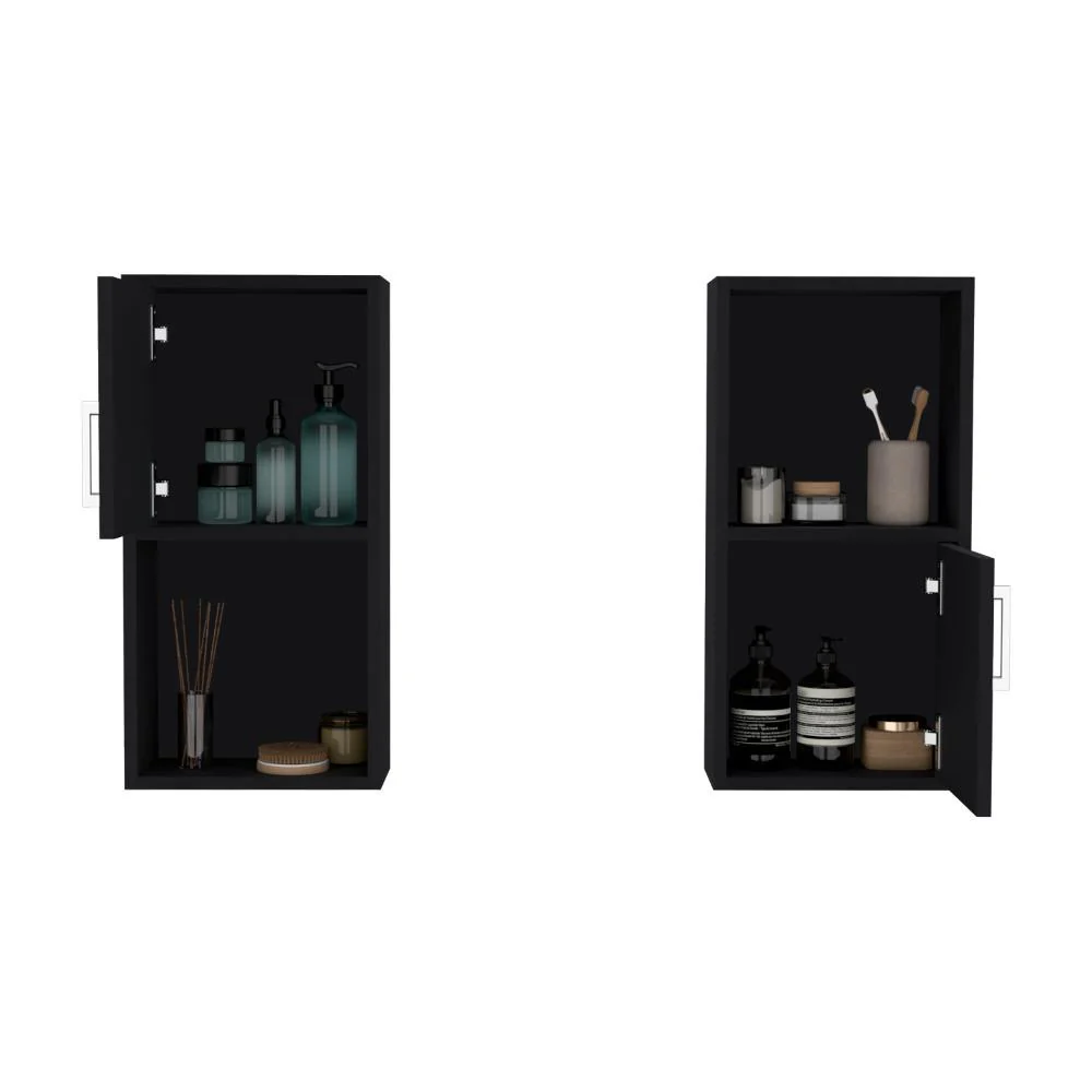 GABINETE DE BAÑO AQUA 4, WENGUE, CON PUERTA ABATIBLE X2 ZF - Image 2