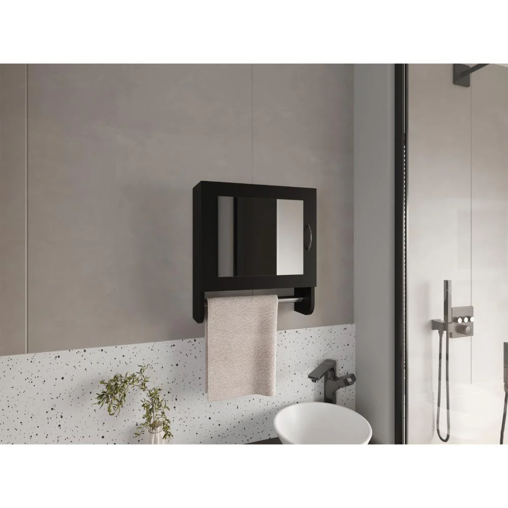 GABINETE DE BAÑO AQUA, WENGUE, INCLUYE ESPEJO ZF - Image 3