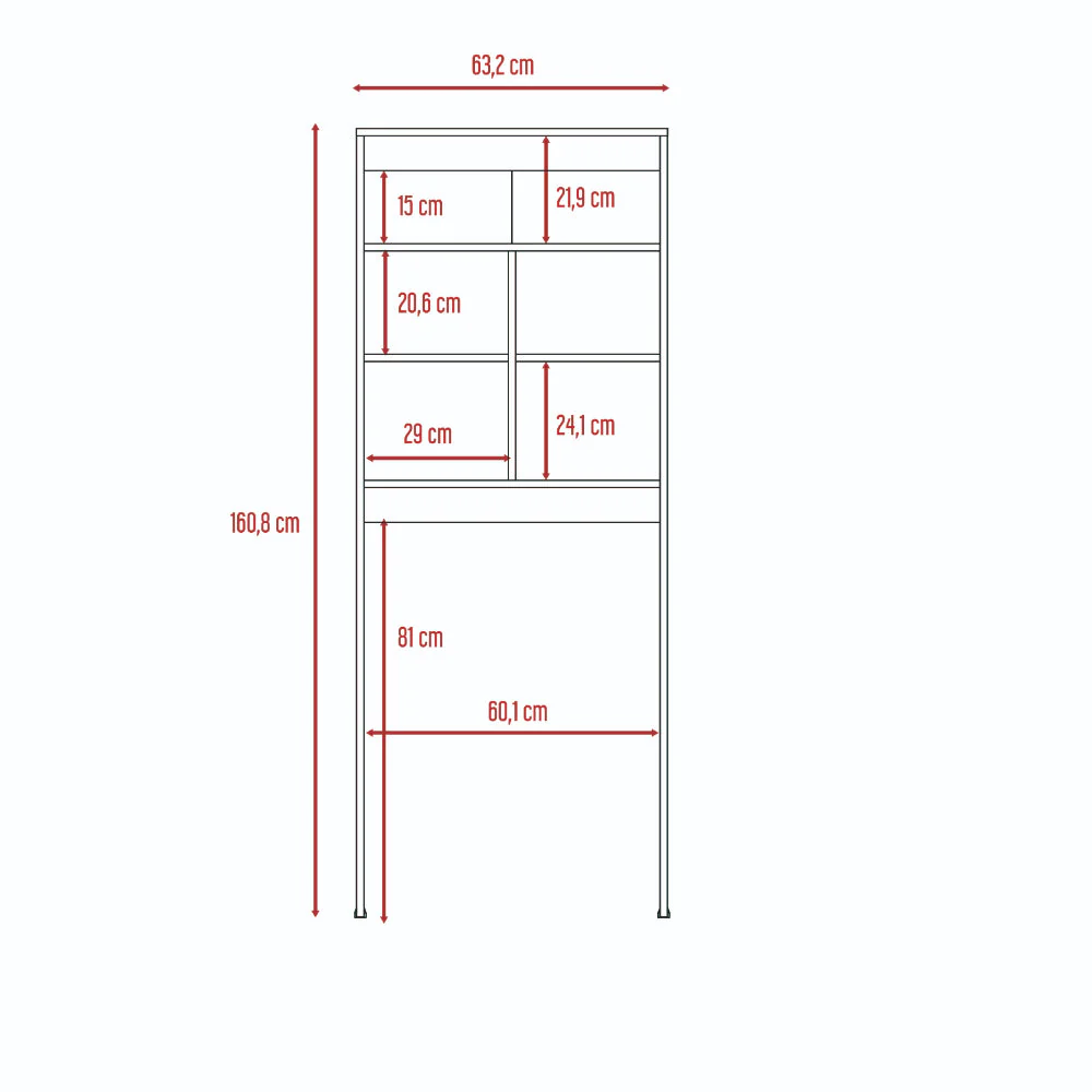 GABINETE DE BAÑO BABEL, BLANCO, AMPLIOS ESPACIOS PARA COLOCAR OBJETOS DECORATIVOS - Image 12
