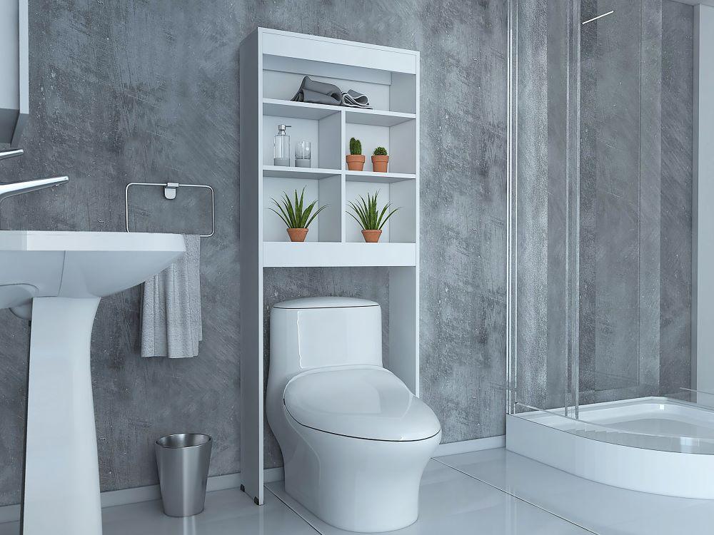 GABINETE DE BAÑO BABEL, BLANCO, AMPLIOS ESPACIOS PARA COLOCAR OBJETOS DECORATIVOS - Image 3