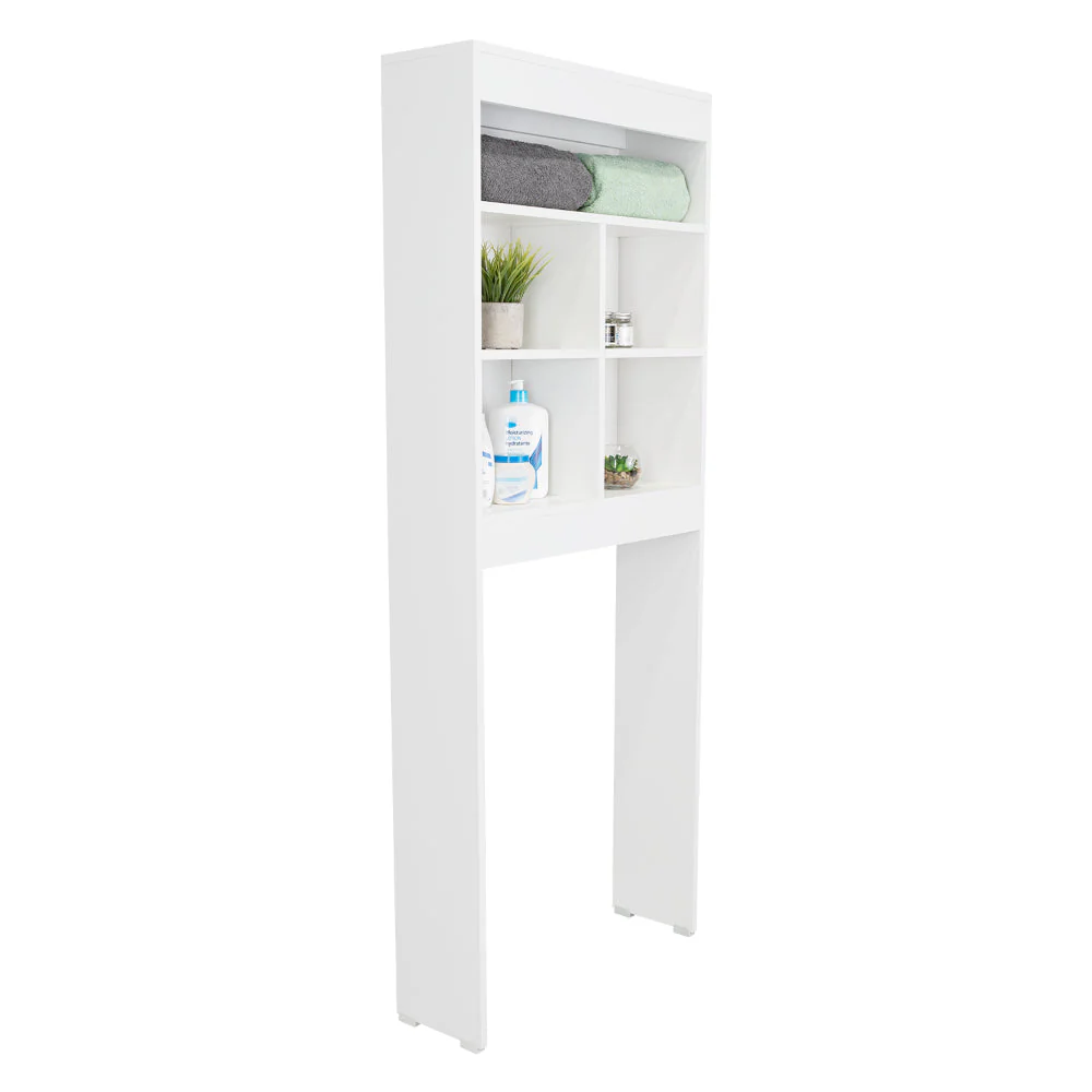 GABINETE DE BAÑO BABEL, BLANCO, AMPLIOS ESPACIOS PARA COLOCAR OBJETOS DECORATIVOS - Image 4