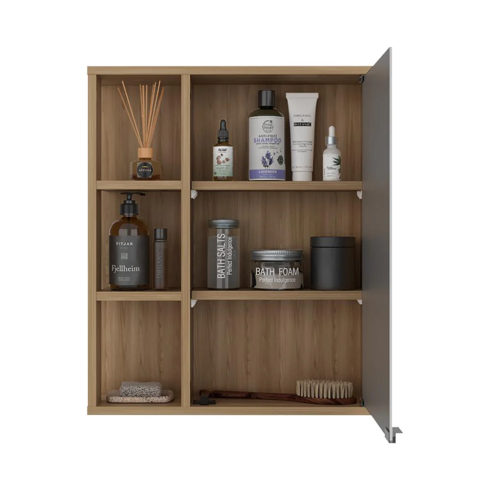 GABINETE DE BAÑO BERKEL, FRESNO EUROPEO, CON ESPECIO PARA GUARDAR OBJETOS DE ASEO PERSONAL - Image 3