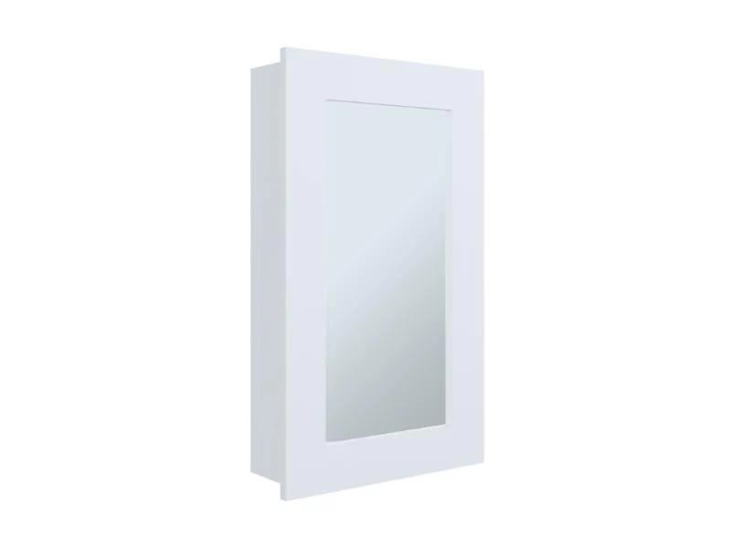 GABINETE DE BAÑO CARY, BLANCO, CON PUERTA ESPEJO Y TRES ENTREPAÑOS ZF - Image 3