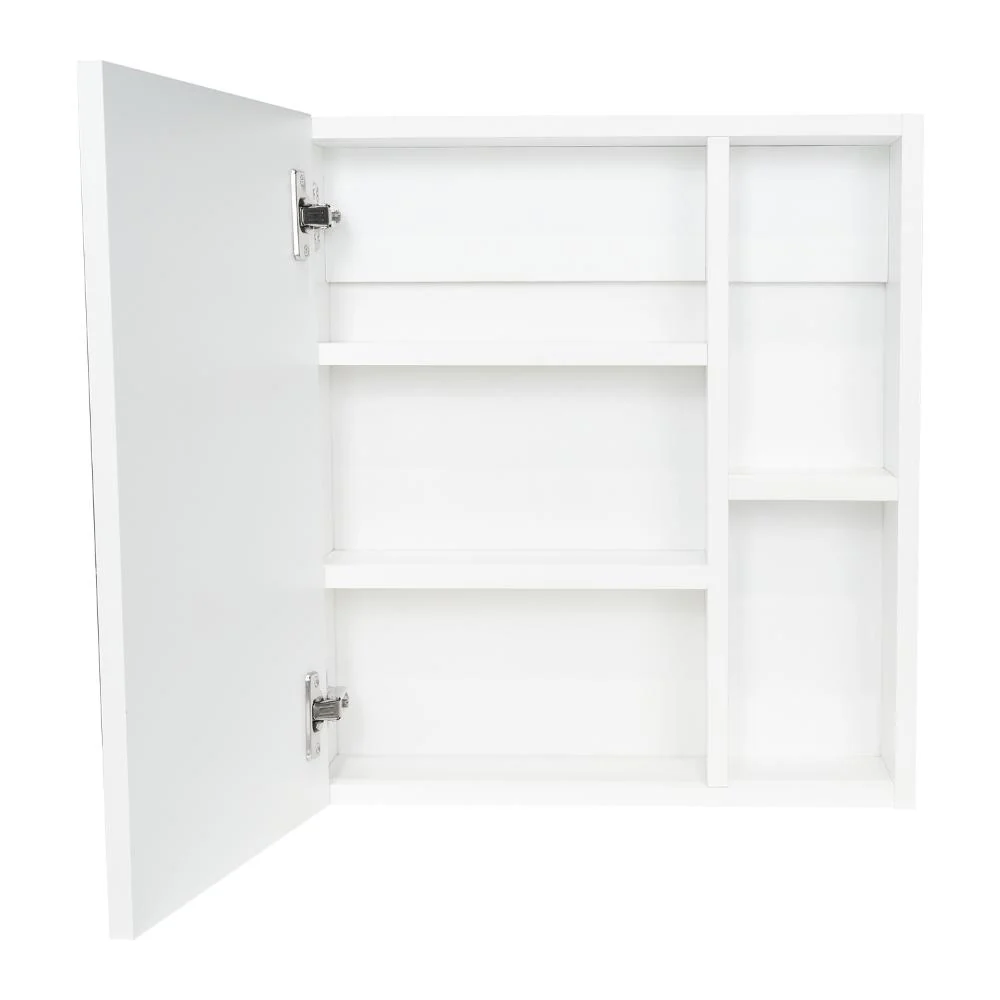 GABINETE DE BAÑO DELHI, BLANCO, CON PUERTA ESPEJO Y VARIOS ENTREPAÑOS - Image 10