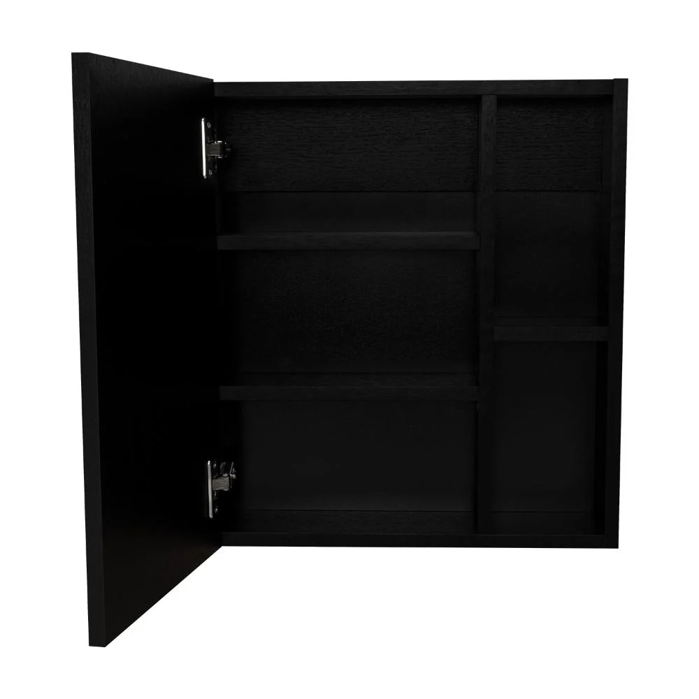 GABINETE DE BAÑO DELHI, WENGUE, CON PUERTA ESPEJO Y VARIOS ENTREPAÑOS - Image 11