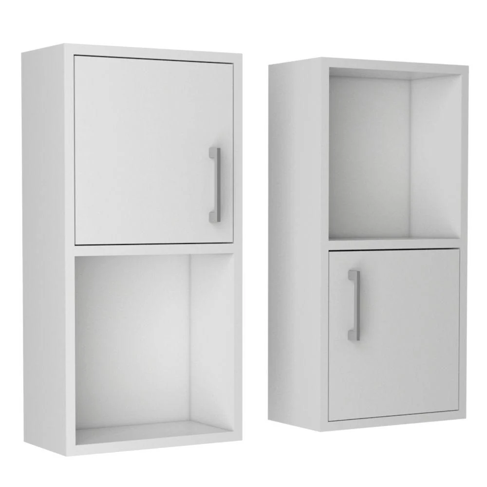 GABINETE DE BAÑO AQUA 4, BLANCO, CON PUERTA ABATIBLE X2 - Image 5