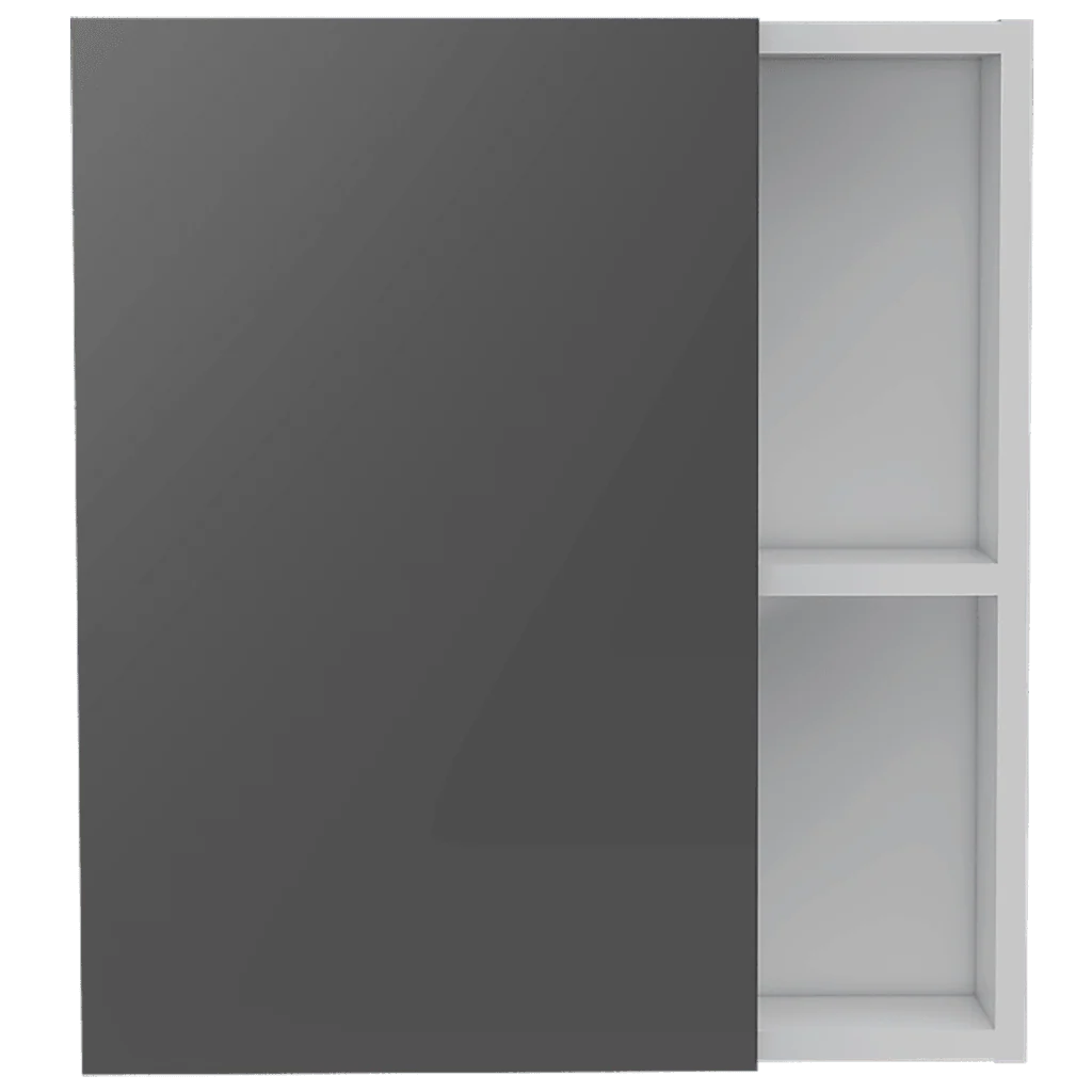 GABINETE DE BAÑO LABELL, BLANCO, CON PUERTA ESPEJO Y ENTREPAÑOS - Image 4