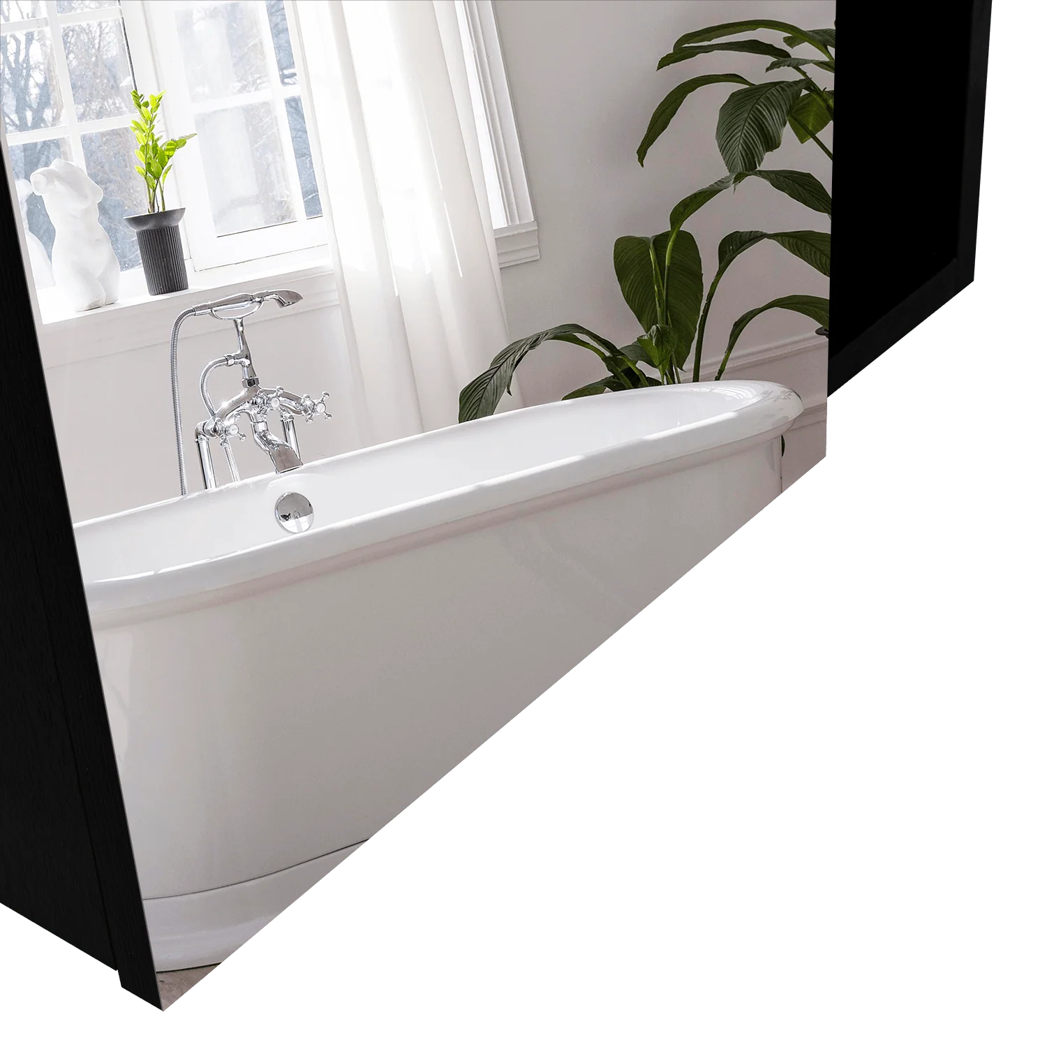 GABINETE DE BAÑO LABELL, WENGUE, CON PUERTA Y ENTREPAÑOS - Image 12