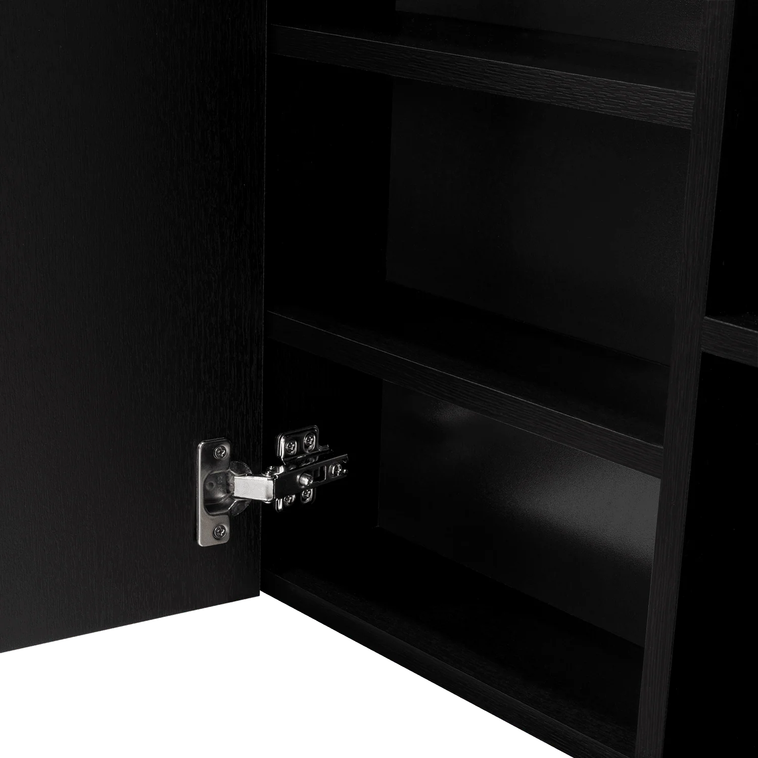 GABINETE DE BAÑO LABELL, WENGUE, CON PUERTA Y ENTREPAÑOS - Image 13