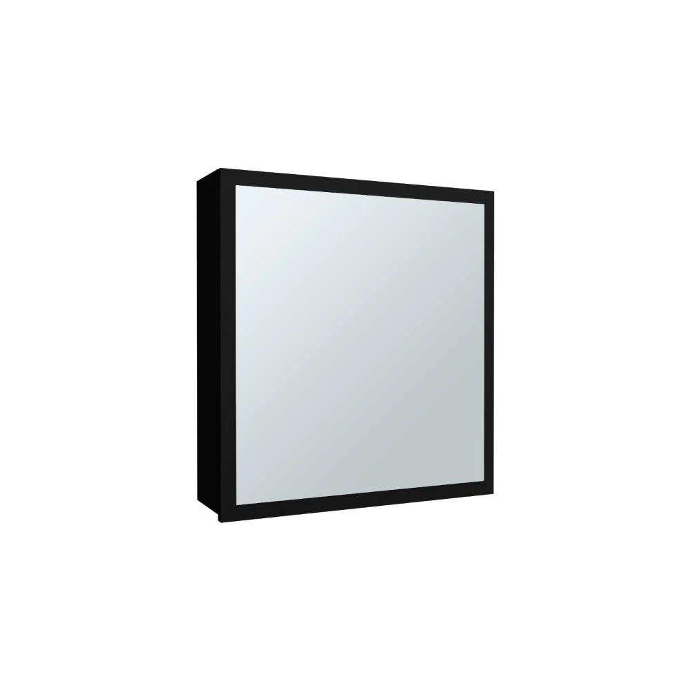 GABINETE DE BAÑO LUMA, WENGUE, CON PUERTA ESPEJO Y DOS ENTREPAÑOS PARA UBICAR MÚLTIPLES OBJETOS ZF - Image 3
