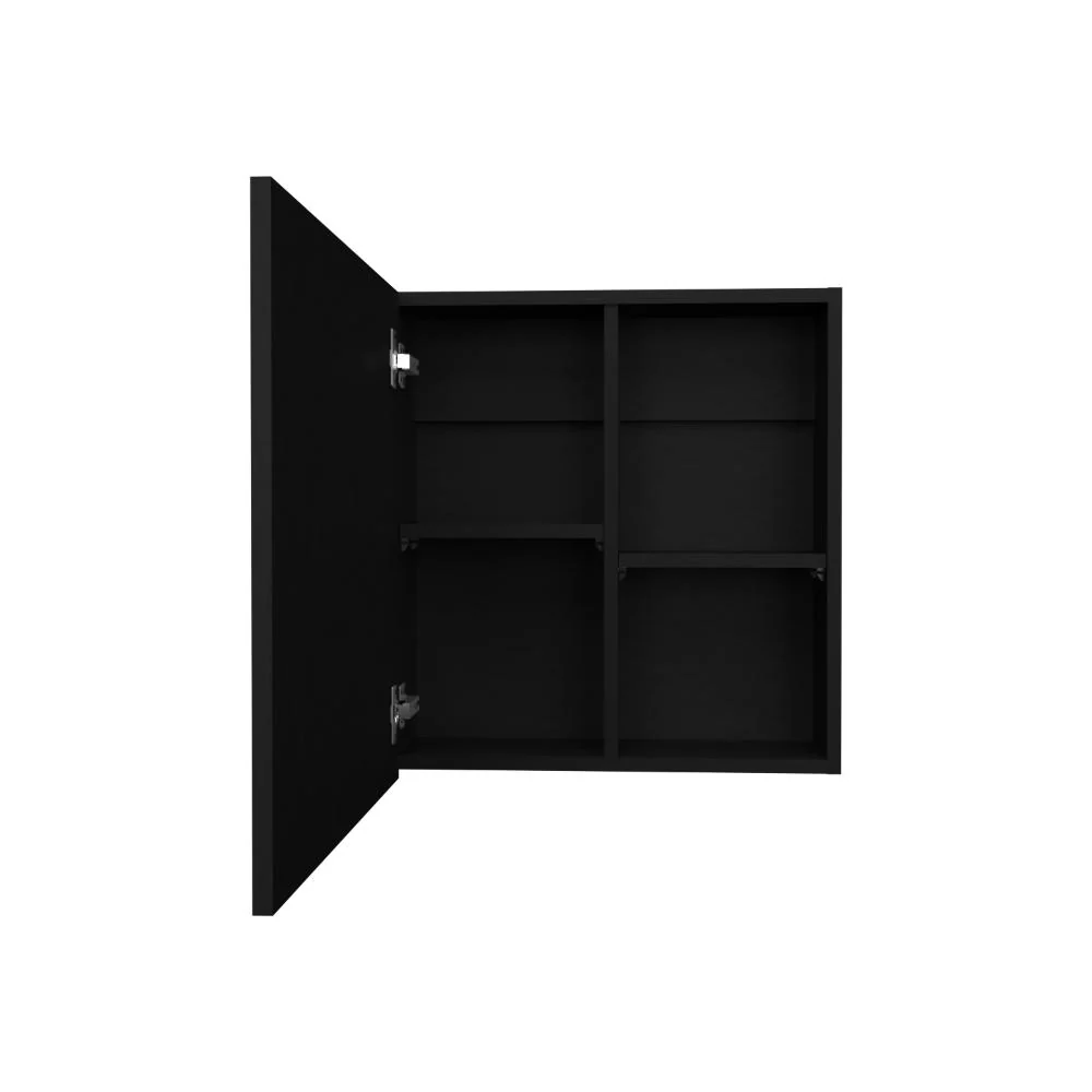 GABINETE DE BAÑO LUMA, WENGUE, CON PUERTA ESPEJO Y DOS ENTREPAÑOS PARA UBICAR MÚLTIPLES OBJETOS ZF - Image 4