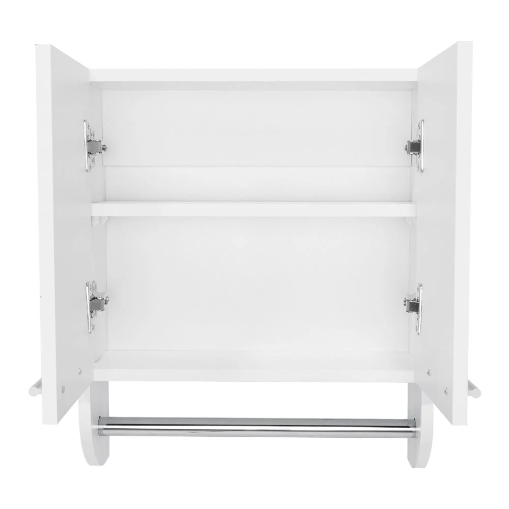 GABINETE DE BAÑO LUPEK, BLANCO, CON TUBO Y MANIJA METÁLICAS - Image 10