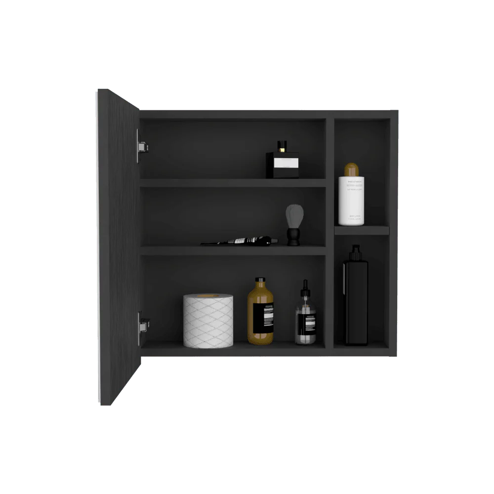 GABINETE DE BAÑO, OMAINA, WENGUE, CON AMPLIO ESPACIO PARA GUARDAR OBJETOS DE ASEO ZF - Image 4