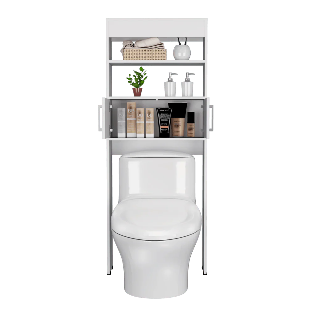 GABINETE DE BAÑO OPORTO, BLANCO, AHORRADOR DE ESPACIO X2 - Image 3