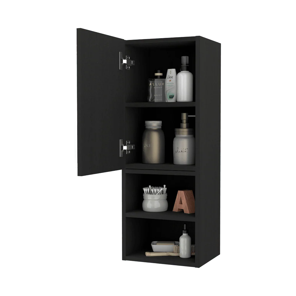 GABINETE DE BAÑO OPORTO, WENGUE, CON ESPACIO PARA GUARDAR OBJETOS DE ASEO PERSONAL ZF - Image 2