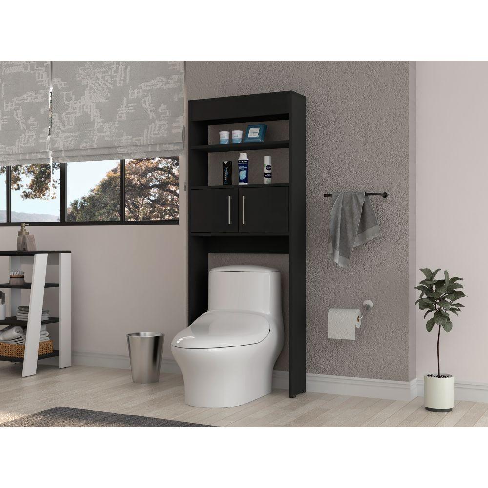 GABINETE DE BAÑO OPORTO, WENGUE, AHORRADOR DE ESPACIO X2 - Image 3