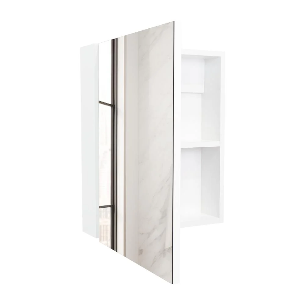 GABINETE DE BAÑO PÉRSICO, BLANCO, CON PUERTA ESPEJO Y DOS ENTREPAÑOS PARA UBICAR OBJETOS - Image 7