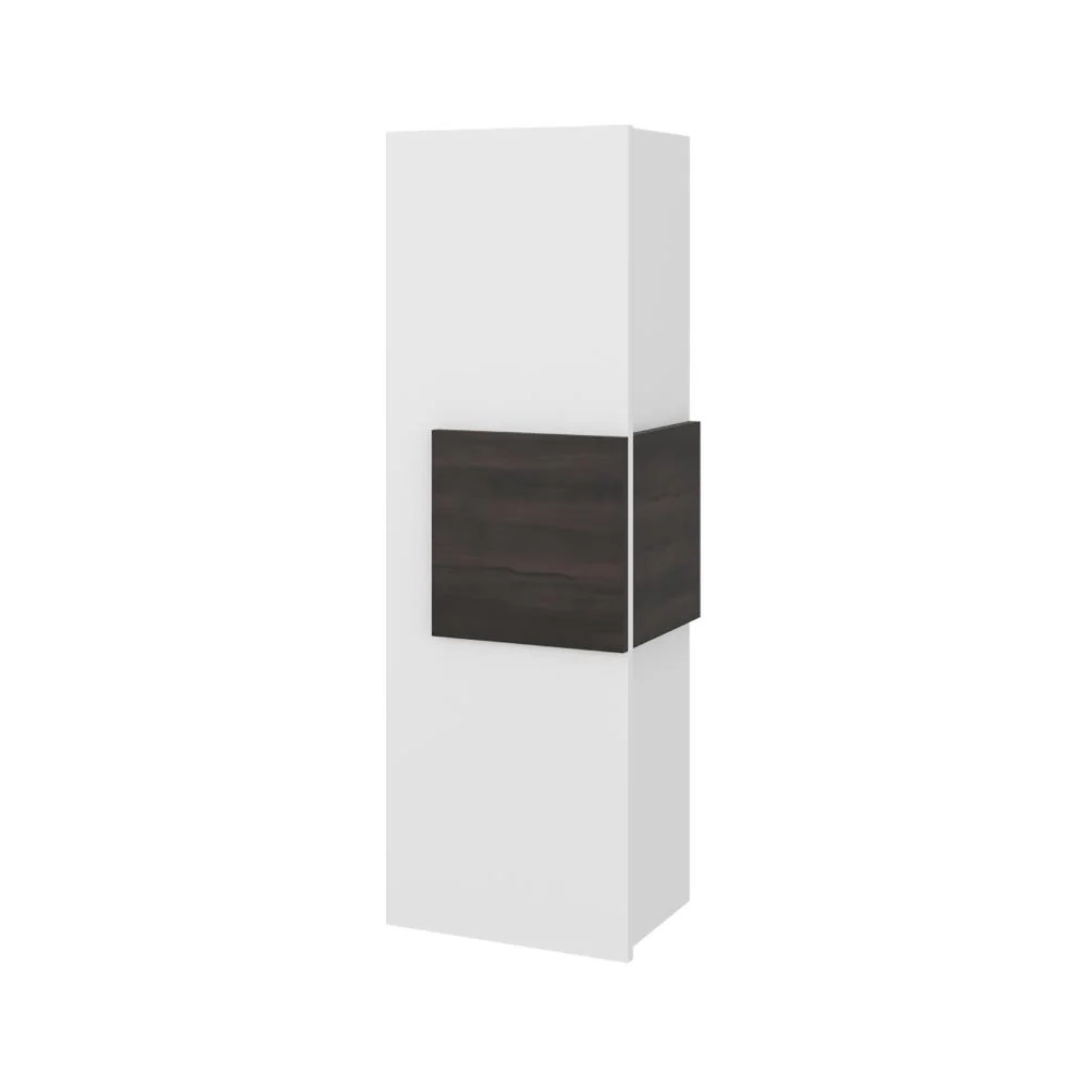 Gabinete de Baño Picasso, Kronos Blanco y Kronos Nogal, con Espacio Para Guardar Objetos de Aseo ZF