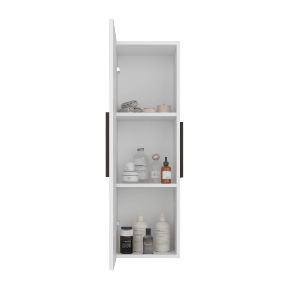 Gabinete de Baño Picasso, Kronos Blanco y Kronos Nogal, con Espacio Para Guardar Objetos de Aseo ZF - Image 4